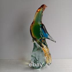 MURANO Glass Toucan Bird 12 Italy by Ann Primrose Vintage 1950's