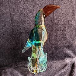 MURANO Glass Toucan Bird 12 Italy by Ann Primrose Vintage 1950's