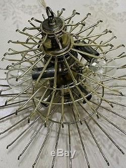 Mid 1960's Vintage 4 Tier Camer Murano Venini Glass chandelier 80 crystals