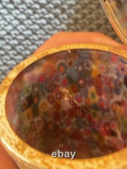 Millefiori Fratelli Toso Murano Antique Vintage Glass