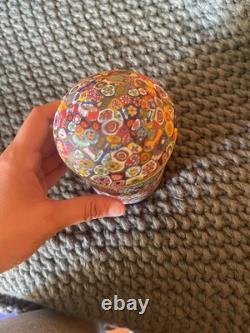 Millefiori Fratelli Toso Murano Antique Vintage Glass