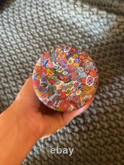 Millefiori Fratelli Toso Murano Antique Vintage Glass