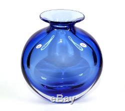 Mod Vintage Seguso Flavio Poli Murano Italy Art Glass Vase Sommerso 9.75 Lbs