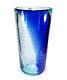 Monumental 15.5 Vintage Italian Murano Art Glass Bullicante Vase Seguso Label