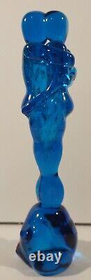 Murano 10 1/2 Lovers beautiful Vintage Hand Blown ART GLASS EMBRACE bubbles htf