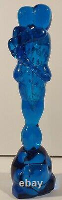 Murano 10 1/2 Lovers beautiful Vintage Hand Blown ART GLASS EMBRACE bubbles htf