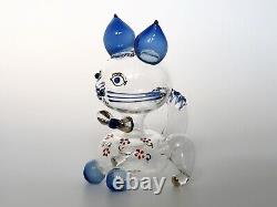 Murano Art Glass Cat Vintage figurine salviati glass