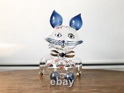 Murano Art Glass Cat Vintage figurine salviati glass