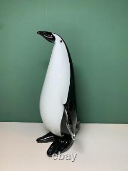 Murano Art Glass Vintage Penguin Figurine Sculpture 10