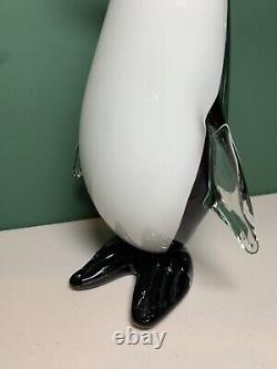 Murano Art Glass Vintage Penguin Figurine Sculpture 10