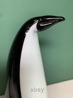 Murano Art Glass Vintage Penguin Figurine Sculpture 10