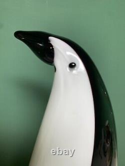 Murano Art Glass Vintage Penguin Figurine Sculpture 10