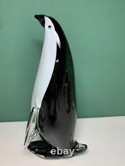 Murano Art Glass Vintage Penguin Figurine Sculpture 10