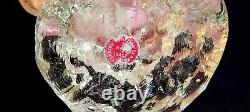 Murano Beautiful Sparkling Glass Tropical Fish Gold Flakes, Foil Label, Vintage
