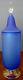 Murano Carlo Moretti Blue Satinato Vintage Glass Lidded Urn/Apothecary Jar