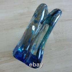 Murano Fish Aquarium Art Glass Block Sculpture Cenedese Barbini Vintage