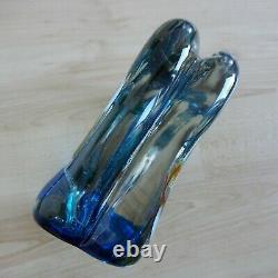 Murano Fish Aquarium Art Glass Block Sculpture Cenedese Barbini Vintage