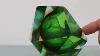 Murano Glass Art Design Object Vintage Italy MID Century Ashtray Green Italian