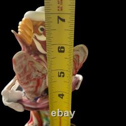 Murano Glass Clown Figurine Multicolour Handcrafted Art Piece 7.5 Vintage Italy