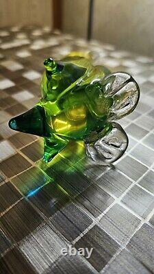 Murano Glass Duck (Archimede Seguso) Venetian Italian Green Vintage