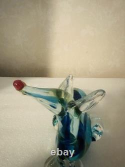 Murano Glass Fox Figurine. Vintage. No Blemishes. Great Condition Beautiful