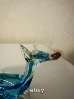 Murano Glass Fox Figurine. Vintage. No Blemishes. Great Condition Beautiful