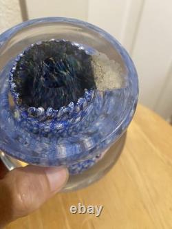 Murano Glass Fratelli Toso Vintage Millefiori Doorknob Pedestal Paperweight Lrge