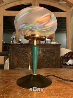 Murano Glass Italiana Luce Vintage Italian Table Lamp, MCM, Retro Design