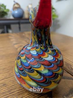 Murano Glass Large Duck Figurine Vintage 10 Spectacular