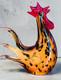 Murano Glass Large Vintage Hand Blown Confetti Rooster MINT