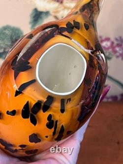 Murano Glass Large Vintage Hand Blown Confetti Rooster MINT