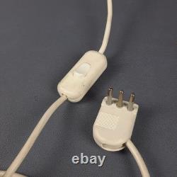 Murano Glass Sphere Table Lamp Mazzega Design Brass Vintage 1970