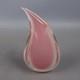 Murano Glass Vase Flavio Poli Design Pink Sommerso Vintage 70s