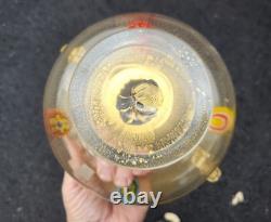 Murano Glass Vase Urn w Handles SERENELLA Italy Venetian Vintage w label