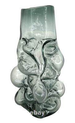 Murano Glass Vase Vintage Mid Century