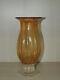 Murano Glass Vase amazing Vintage Amber Vase, 1950-60