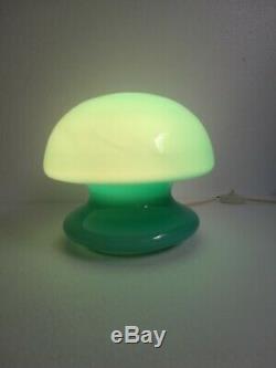 Murano Glass Vintage Mushroom Table Lamp/Gino Vistosi Style/Mid-century lighting