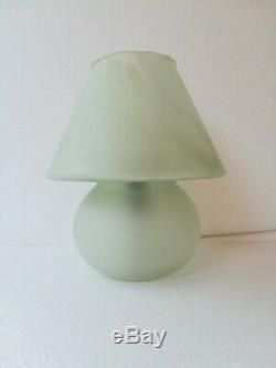 Murano Glass Vintage Mushroom Table Lamp/Murano Glass Lamp/Mid-century Lighting