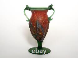 Murano Italian Art Glass Vase Vintage glass vase Italian Studio Blown Vase