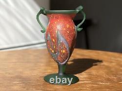 Murano Italian Art Glass Vase Vintage glass vase Italian Studio Blown Vase