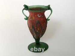 Murano Italian Art Glass Vase Vintage glass vase Italian Studio Blown Vase