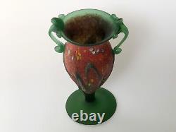 Murano Italian Art Glass Vase Vintage glass vase Italian Studio Blown Vase