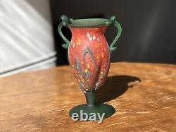 Murano Italian Art Glass Vase Vintage glass vase Italian Studio Blown Vase