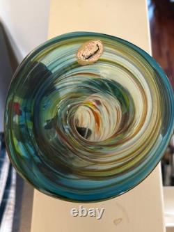 Murano Italy Vintage Art Glass Clown Horn Figurine Trinket Bowl Torch Sculpture