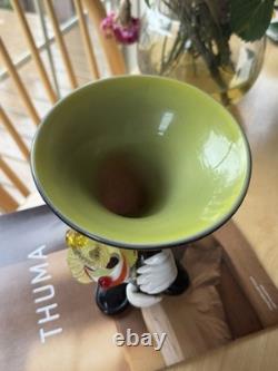 Murano Italy Vintage Art Glass Clown Horn Figurine Trinket Bowl Very Rare