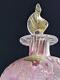 Murano Milifiori Perfume Bottle Italy 3.7 Tall Vintage Decorative Glass