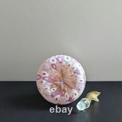 Murano Milifiori Perfume Bottle Italy 3.7 Tall Vintage Decorative Glass