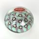 Murano Millefiori Glass Paperweight Multicolor Original Sticker MCM Vtg Italy