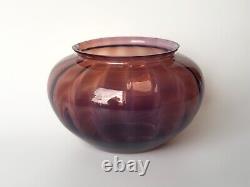 Murano Opalescent Sommerso Glass Vase Bowl Vintage MCM