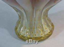 Murano Venetian Vintage Peony Glass Vase poss 50's/60's